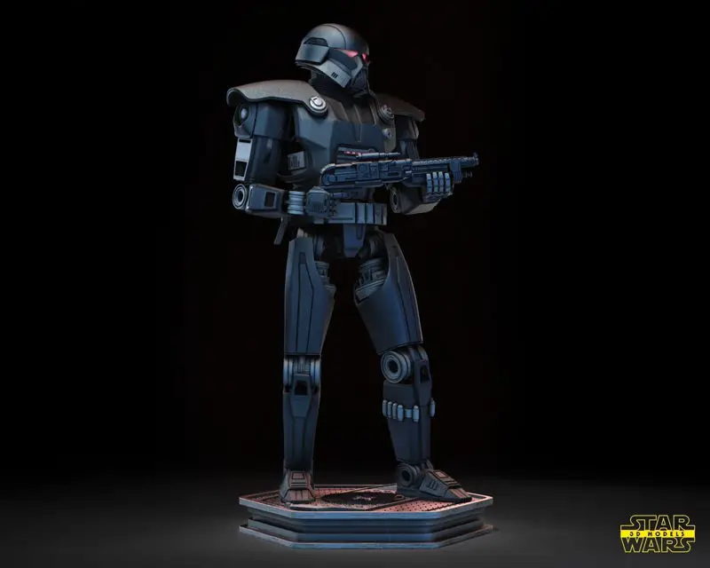 Dark Trooper - Star Wars 3D tisk Model STL 33CM