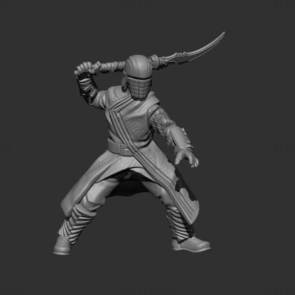 Dark Warrior Scythe modelo de impressão 3D STL