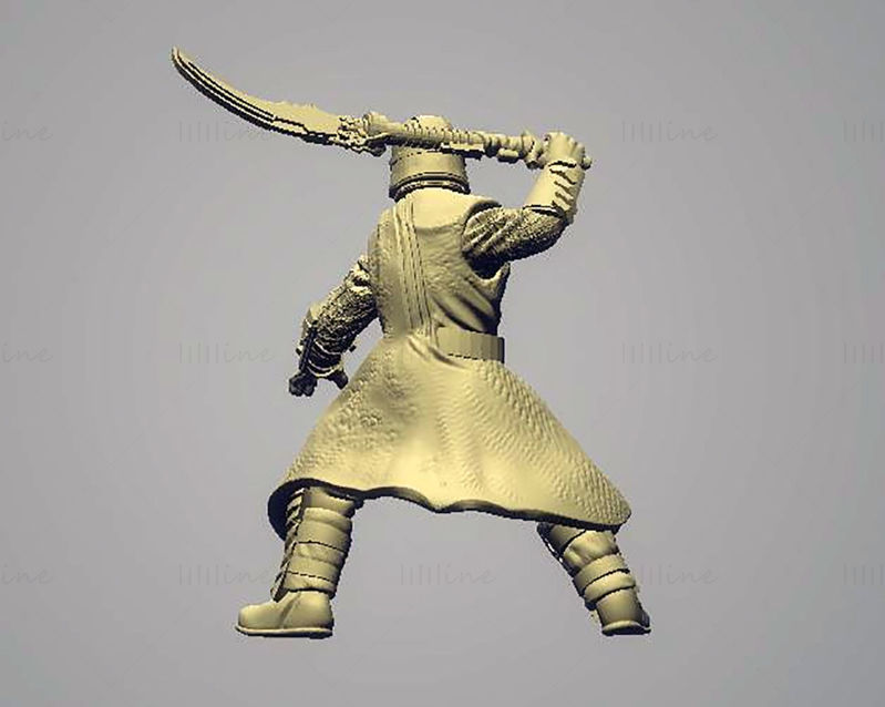 Dark Warrior Scythe Modèle d'impression 3D STL