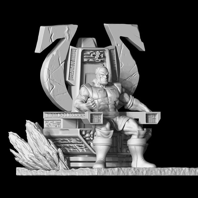 Darkseid en Throne Modelo 3D listo para imprimir STL