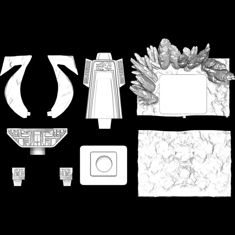 نموذج Darkseid on Throne 3D جاهز للطباعة STL