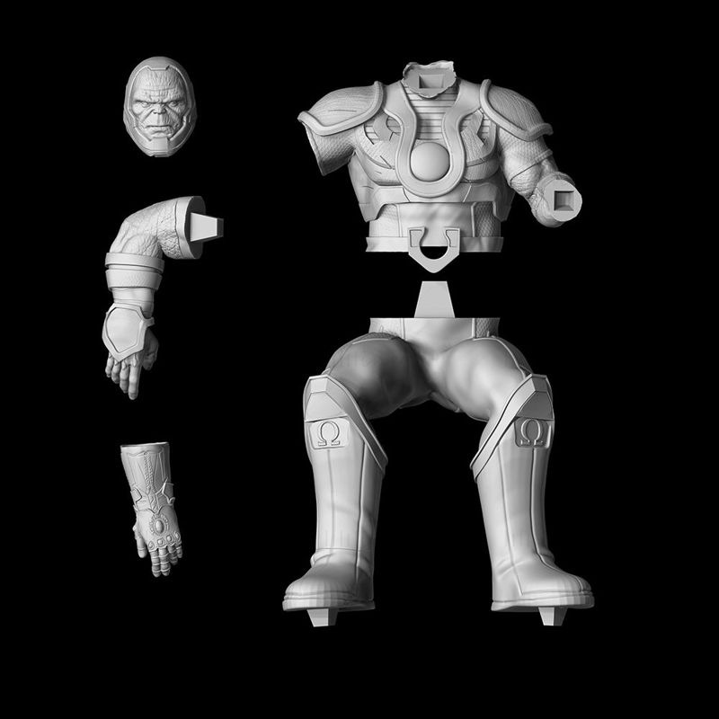 Darkseid on Throne 3D Printing Model STL