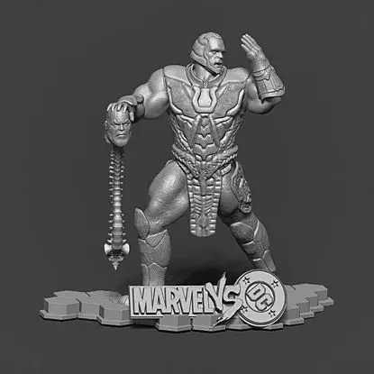 Darkseid ve Thanos 3D Baskı Modeli STL