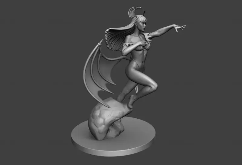 Darkstalkers Морриган 3D-печатная модель STL