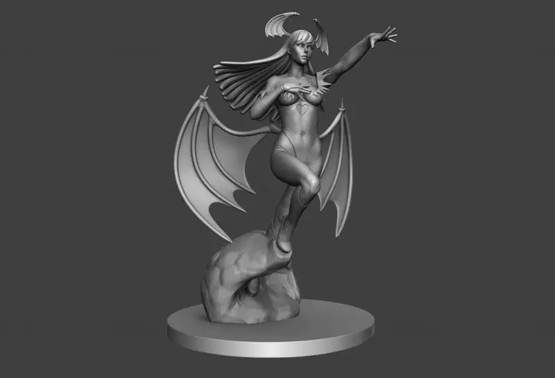 Darkstalkers Morrigan 3D Print Modelo STL