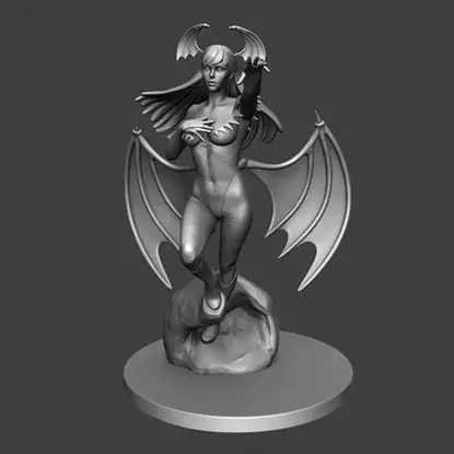 Darkstalkers Morrigan 3D-Druck Modell STL