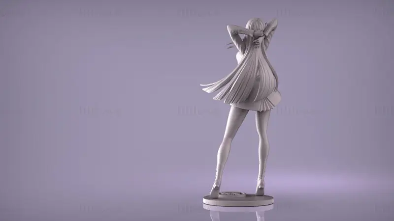 ダーリン・イン・ザ・フランキス - ゼロツー（下着と制服）3DプリントモデルSTLファイル