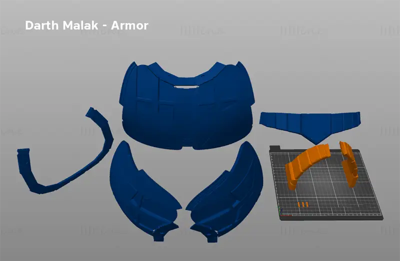 Darth Malak Armor 3D Print Model