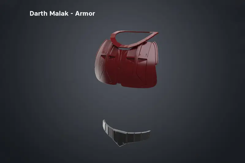 Darth Malak Armor 3D Print Model