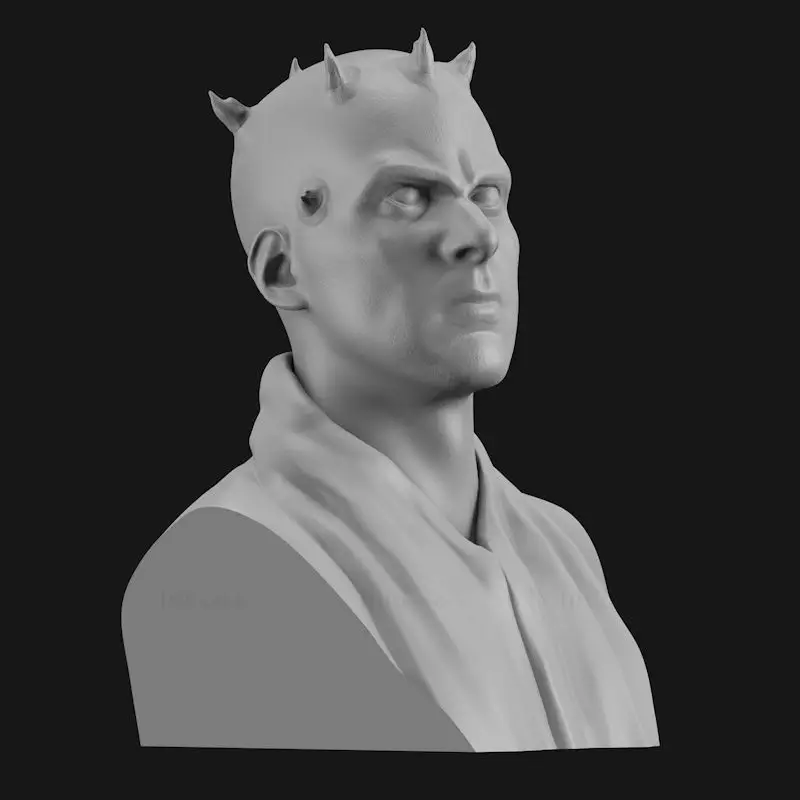 Darth Maul Bust Figuries 3D-printmodel STL