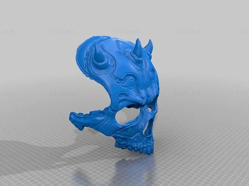 Modello di stampa 3D STL del casco del teschio di Darth Maul