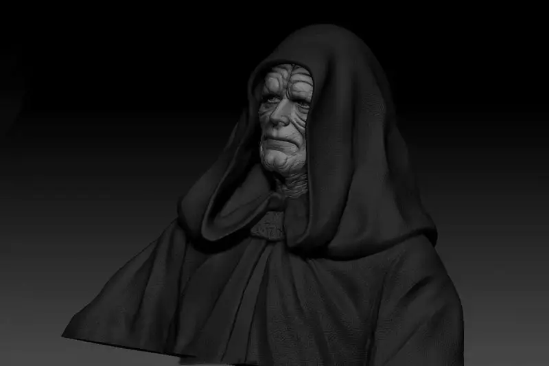 Figuras de Darth Sidious en formato 3D para imprimir en STL