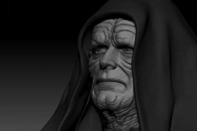 Figuras de Darth Sidious en formato 3D para imprimir en STL