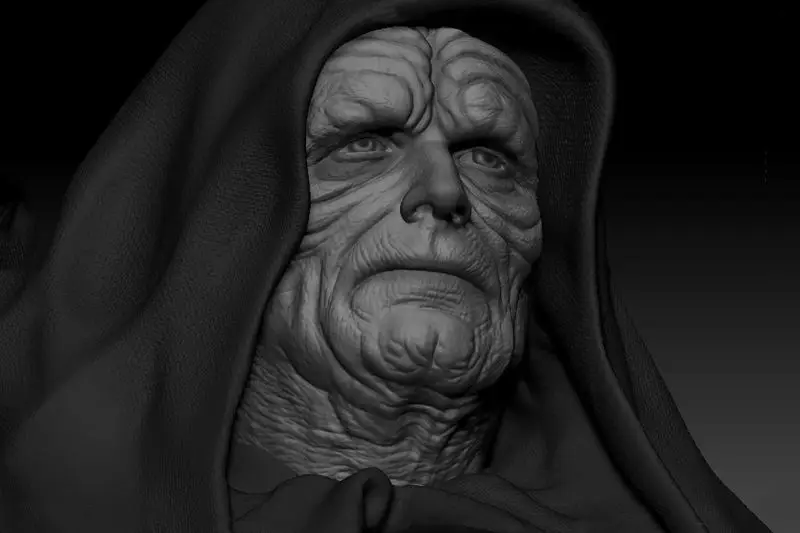 Figuras de Darth Sidious en formato 3D para imprimir en STL