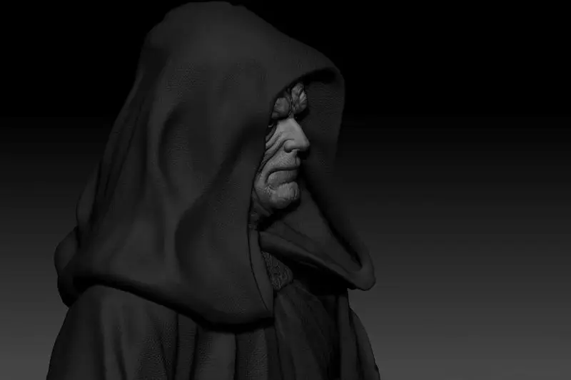 Figuras de Darth Sidious en formato 3D para imprimir en STL