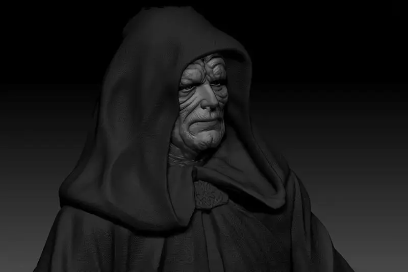 Figuras de Darth Sidious en formato 3D para imprimir en STL