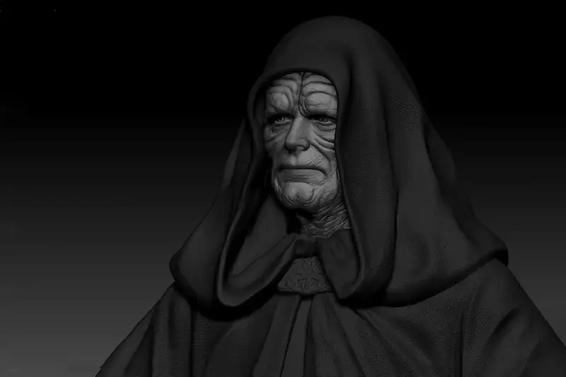 Figuras de Darth Sidious en formato 3D para imprimir en STL