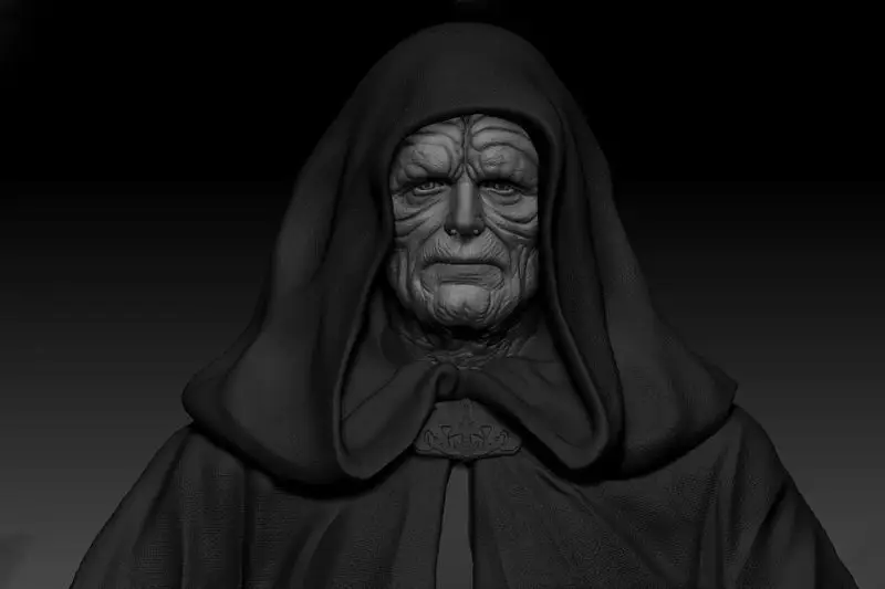 Figuras de Darth Sidious en formato 3D para imprimir en STL