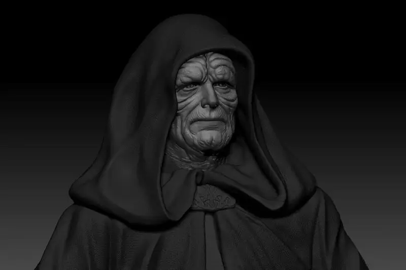 Figuras de Darth Sidious en formato 3D para imprimir en STL