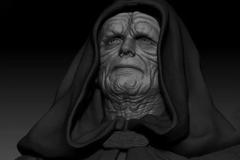 Figuras de Darth Sidious en formato 3D para imprimir en STL