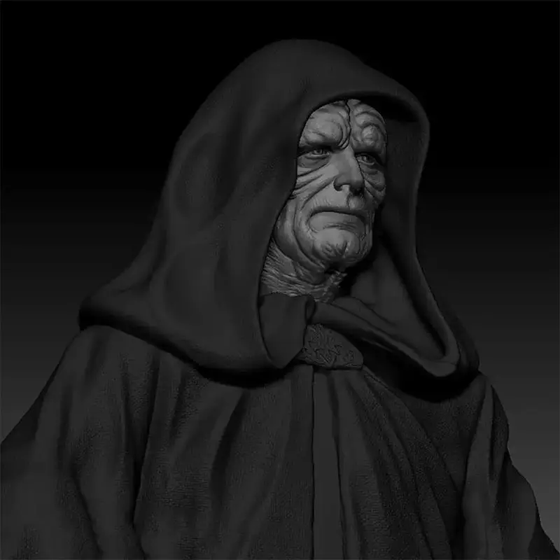 Figuras de Darth Sidious en formato 3D para imprimir en STL