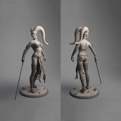 Darth Talon Figure 3D Printing Model STL