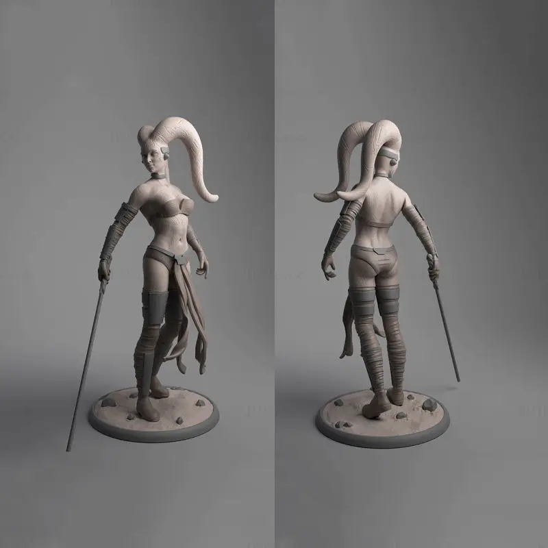 ダース・タロン フィギュア 3D プリント モデル STL