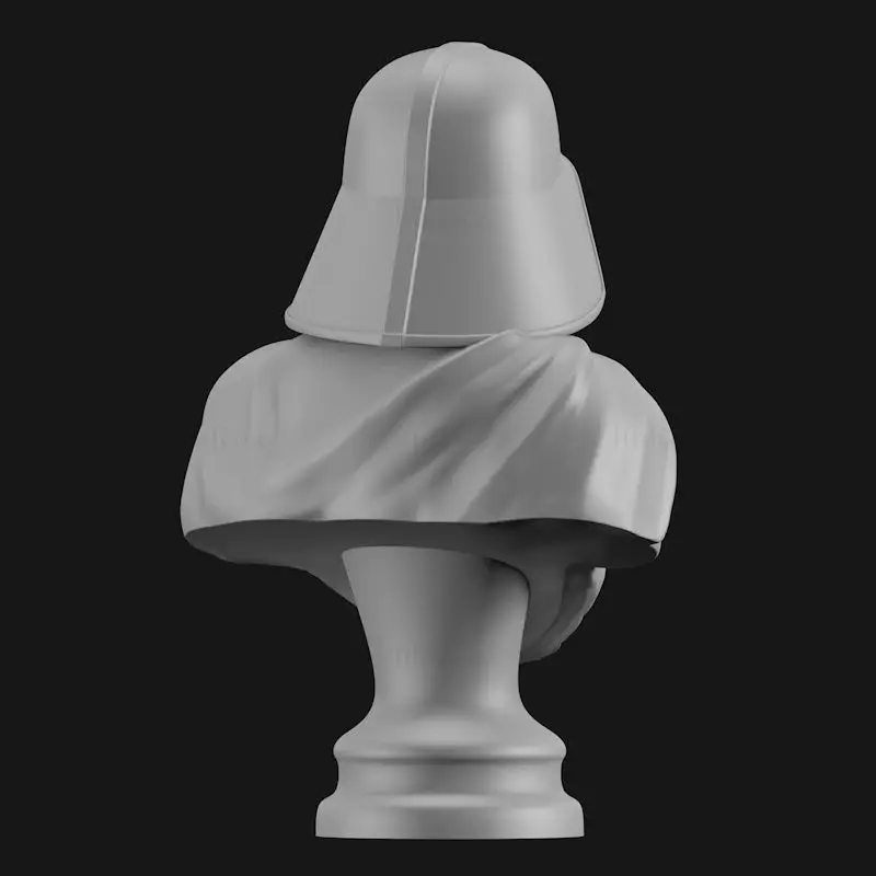 Darth Vader Bust Figuries 3D Print Model STL