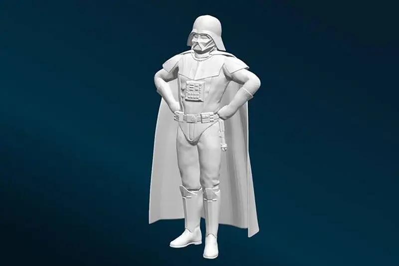 Darth Vader (Hands on Hips) 3D Print Model STL