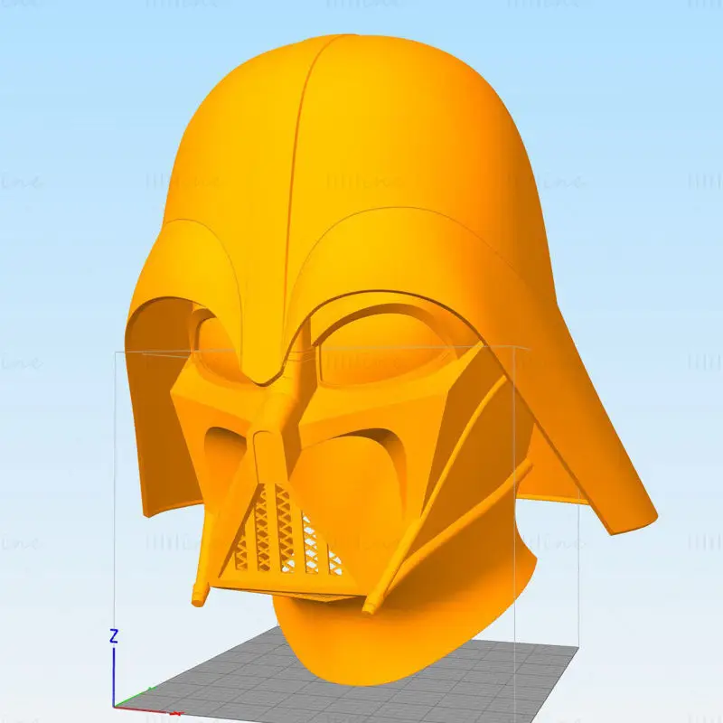 Darth Vader Rebels-hjelm fra Star Wars 3D-utskriftsmodell