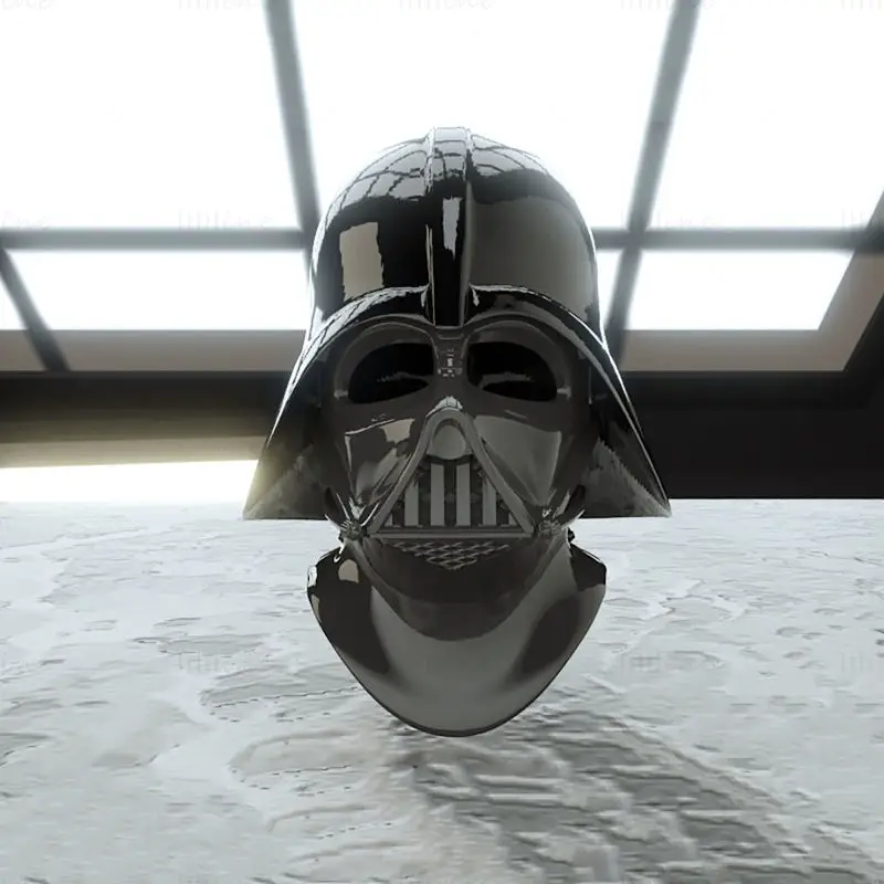 Darth Vader rivela il casco dal modello di stampa 3D di Star Wars STL