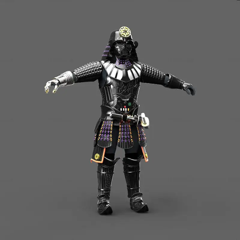 Darth Vader Samurai Cosplay Full Armor 3D Print Model STL