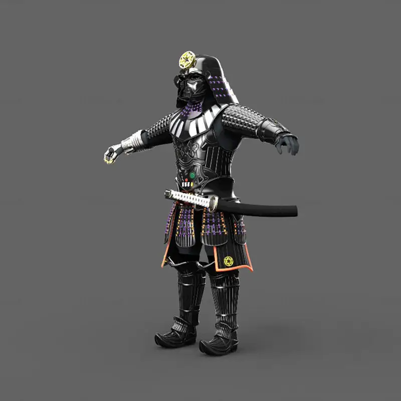 Darth Vader Samurai Cosplay Full Armor 3D Print Model STL