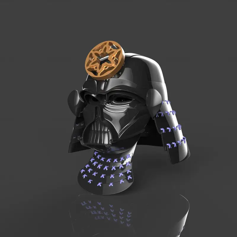 Darth Vader szamuráj sisak 3D Print Model STL