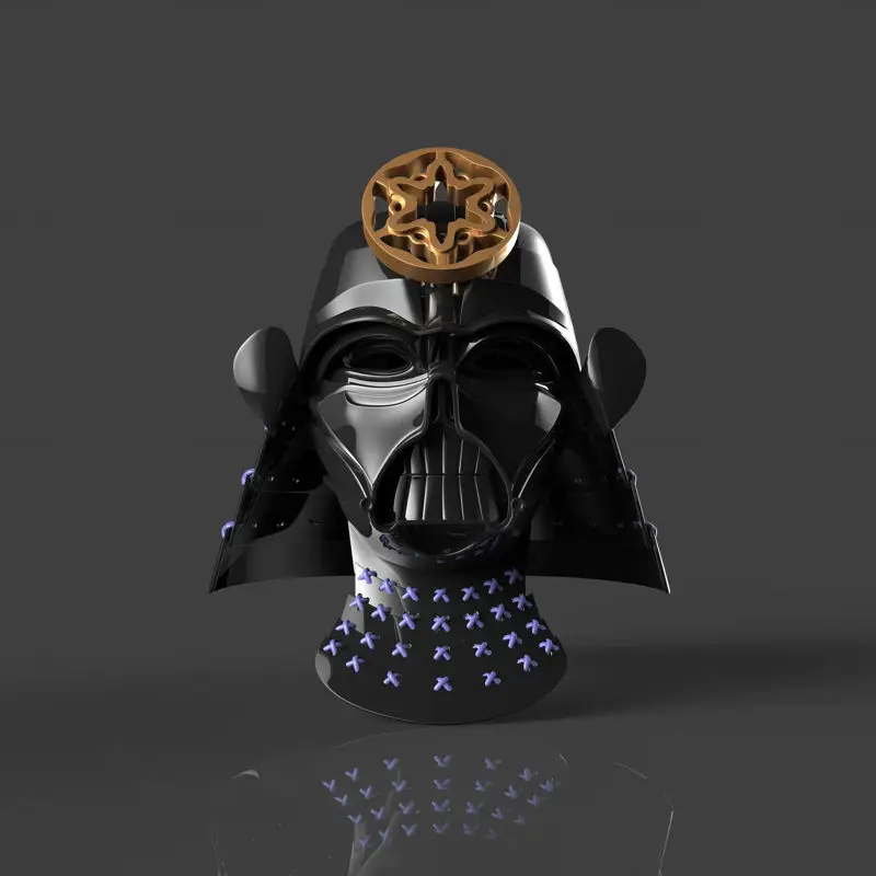 Darth Vader szamuráj sisak 3D Print Model STL