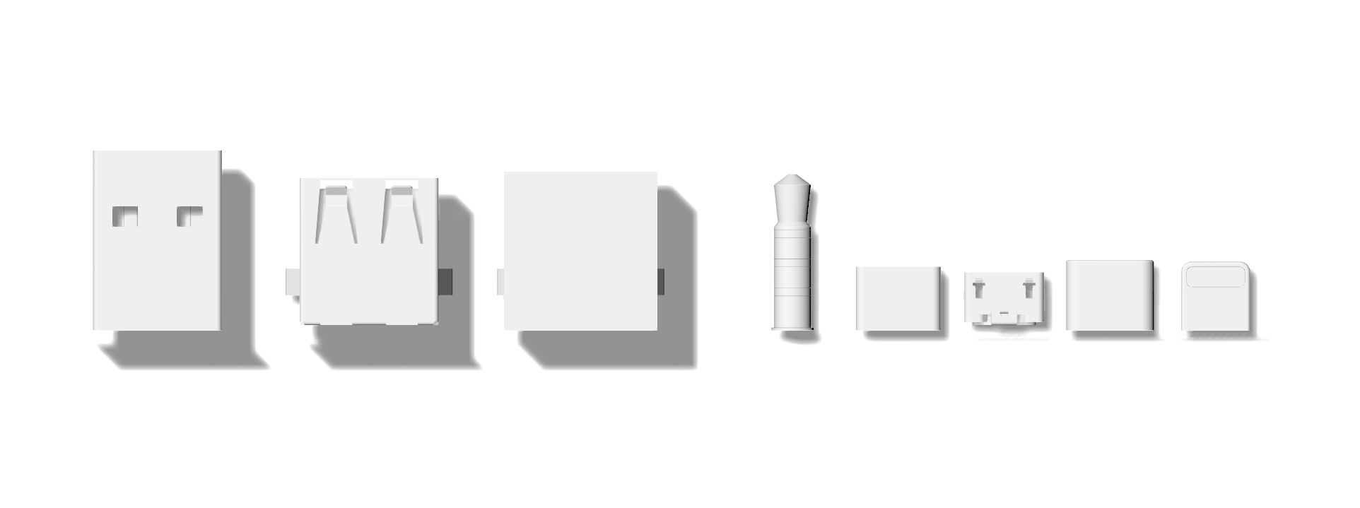 data-cable-interface-accessories-3d-model