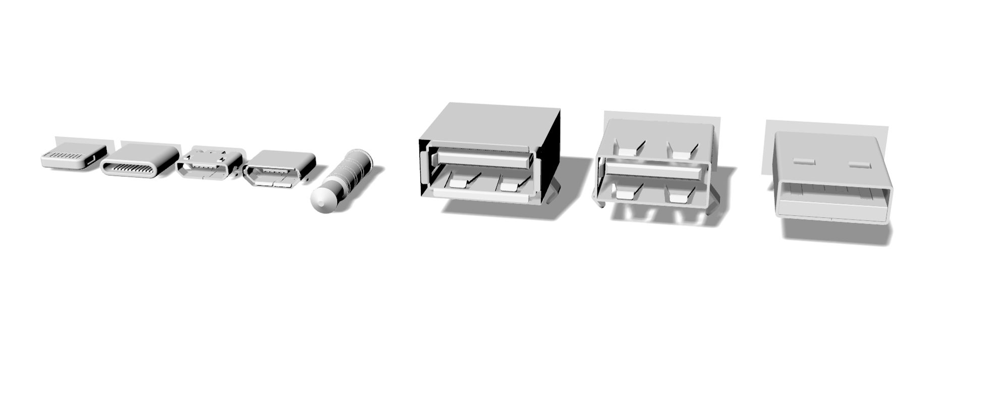 data-cable-interface-accessories-3d-model