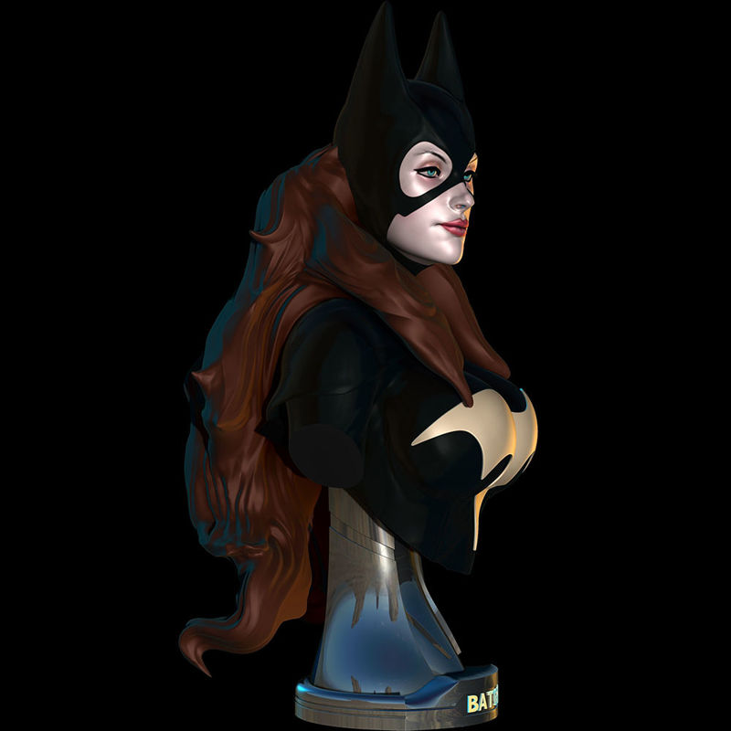 Modèle d'impression 3D du buste DC Batgirl