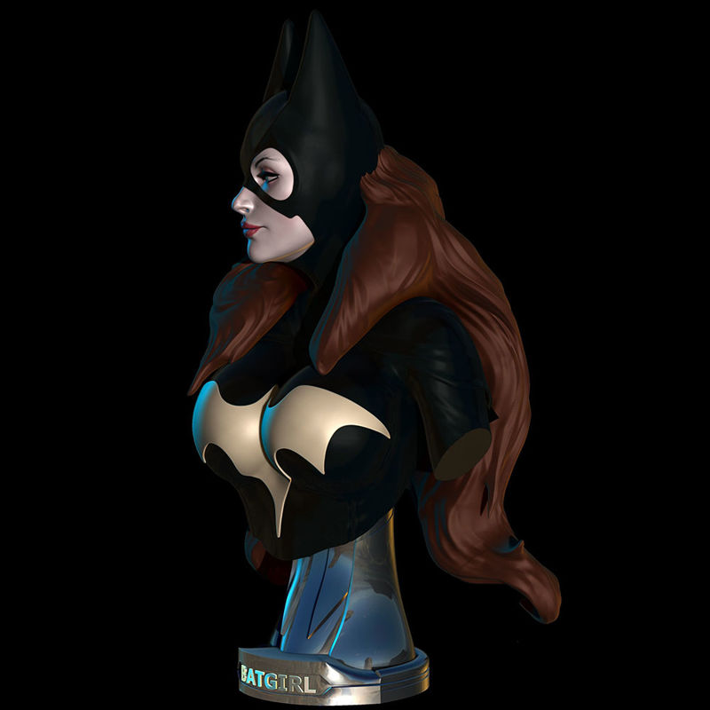 Модел за 3D печат на бюста на DC Batgirl