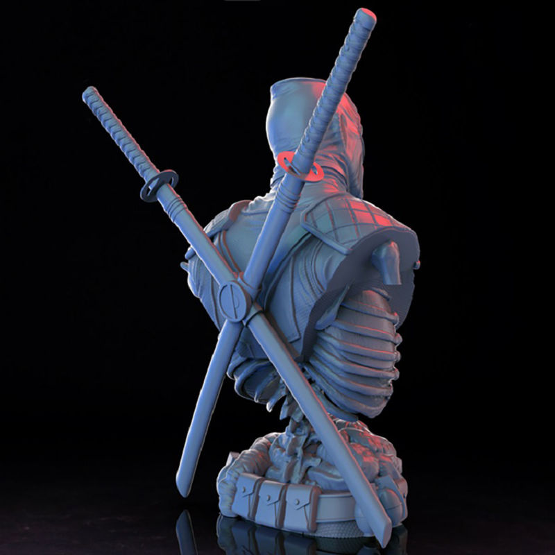 Modelo Deadpool Bust 3D pronto para imprimir STL