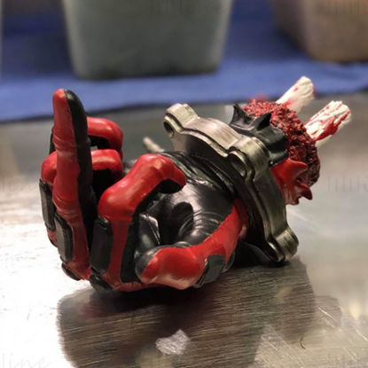 Deadpool Finger 3D Model Ready to Print STL
