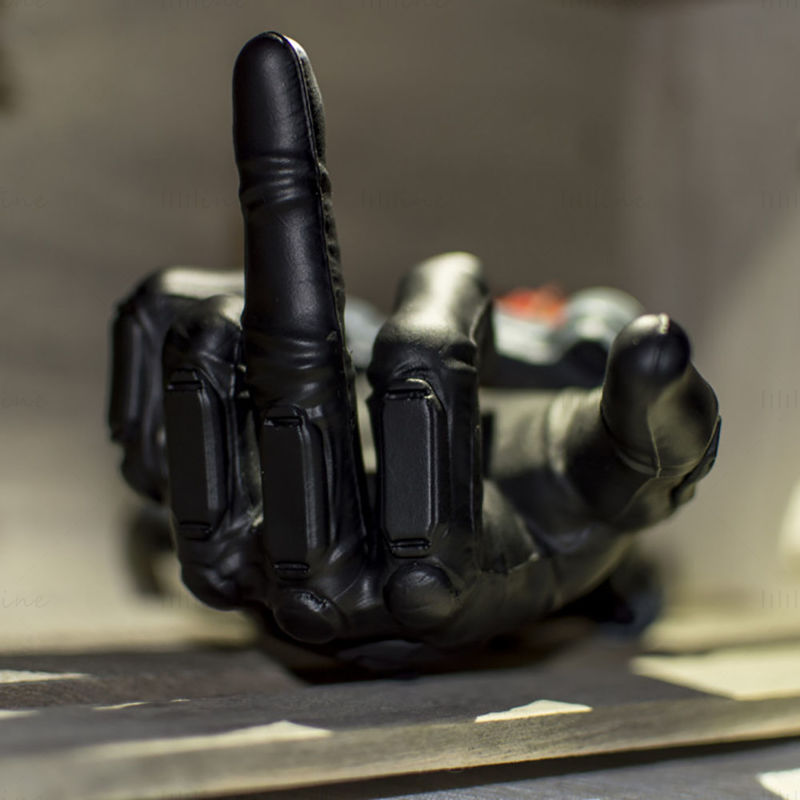 Deadpool Finger 3D Model Ready to Print STL