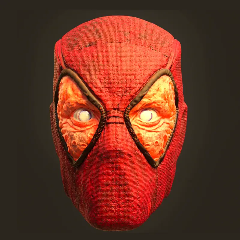 Deadpool-Helmversion Alternatives 3D-Druckmodell STL