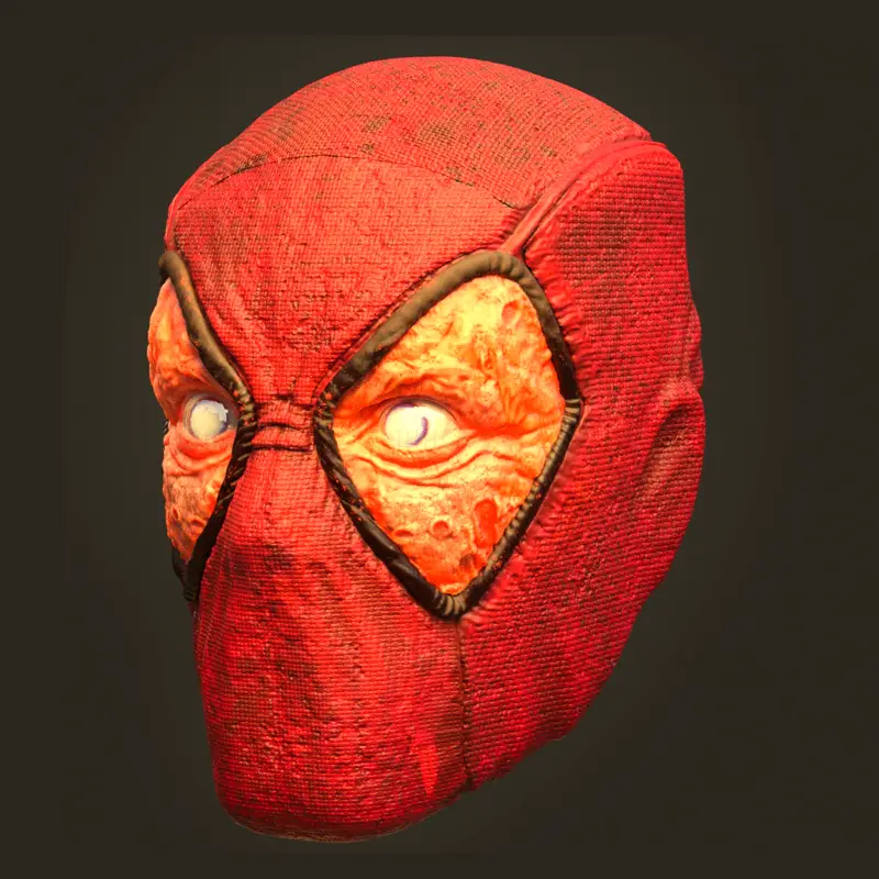 Versione casco Deadpool Modello di stampa 3D alternativo STL