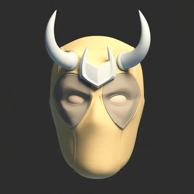 Deadpool Loki Helm 3D-Druck Modell STL