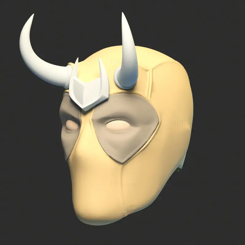 3D модель шлема Дэдпула Локи для печати STL