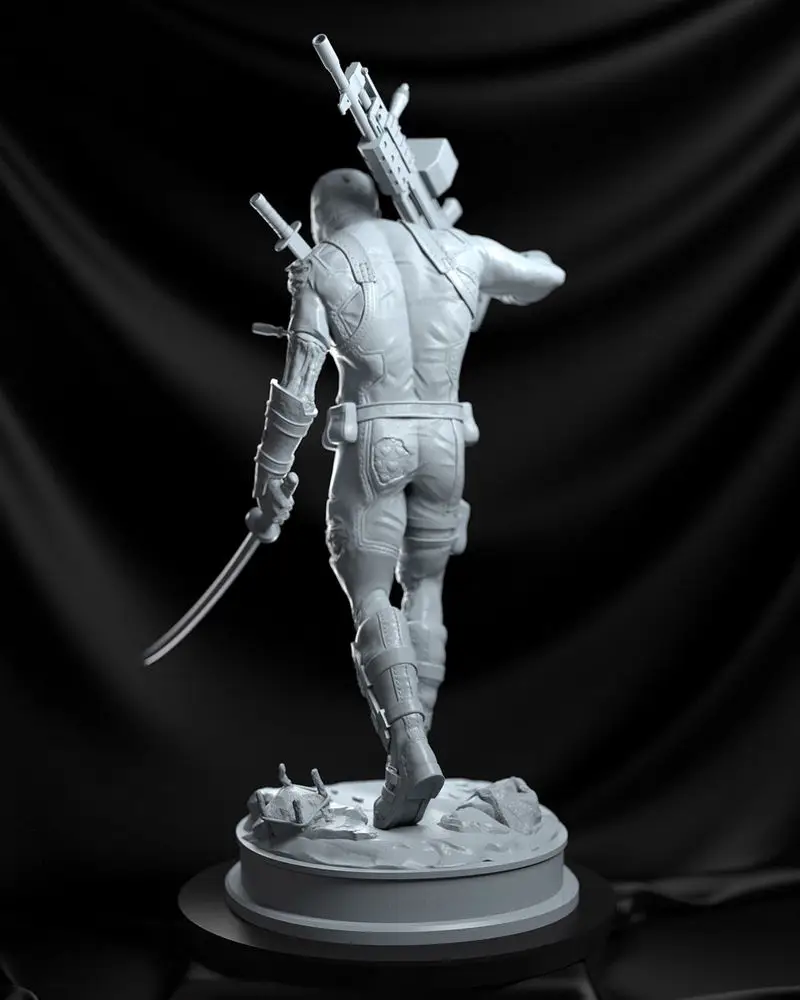 Deadpool Statue 3D-utskriftsmodell STL