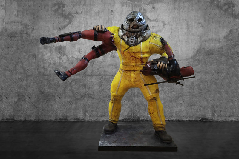 Deadpool vs Juggernaut Modelo 3D pronto para imprimir STL