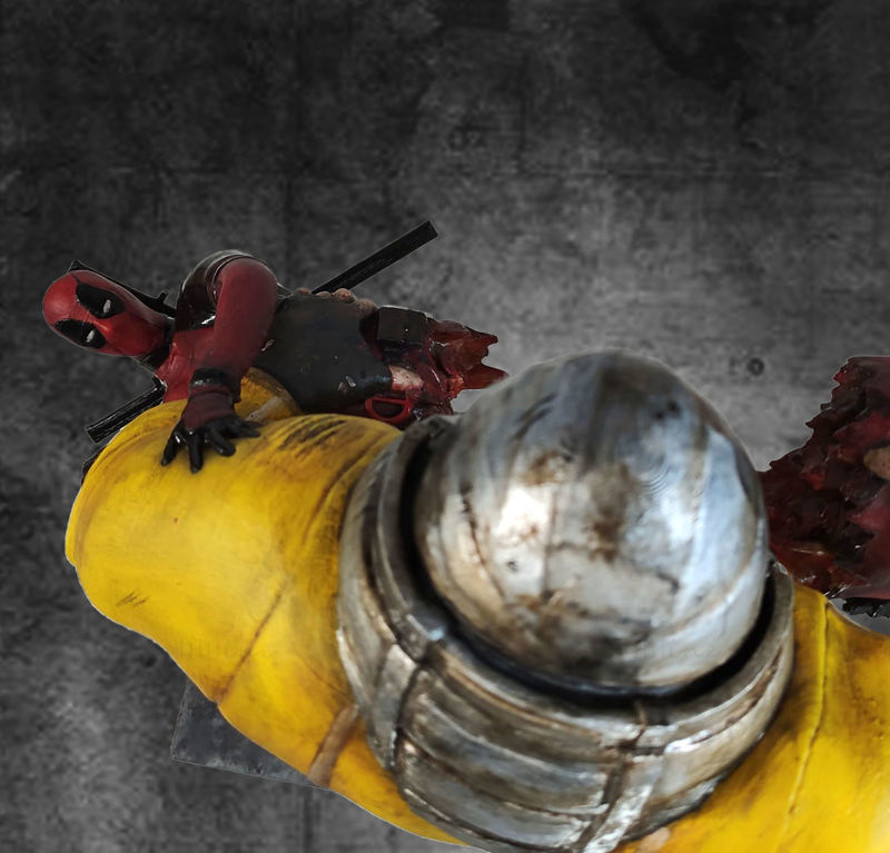 Deadpool vs Juggernaut 3D модел, готов за печат STL