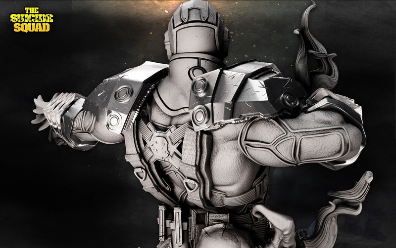 Deadshot Bust 3D-model klaar om STL af te drukken